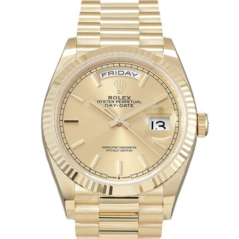 rolex day date geelgoud|rolex day date gold 40mm.